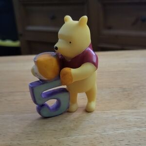Vintage Michel & Co Porcelain Classic Winnie the Pooh 5th Birthday Disney RARE